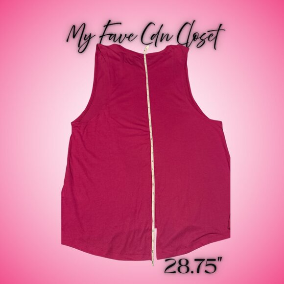 Fuchsia Pink Beach body Tank Top**Ladies XL - Picture 5 of 11
